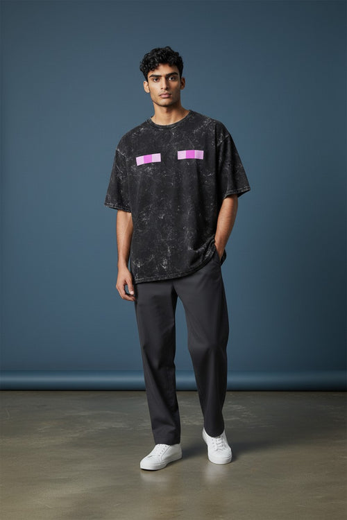 Acid Washed Oversized Enderman Tee