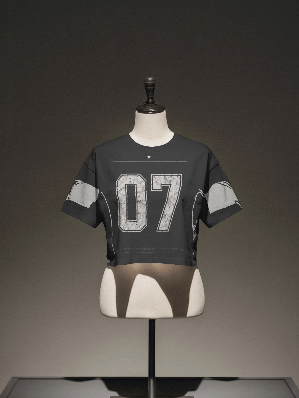 AOP Jersey Crop Top
