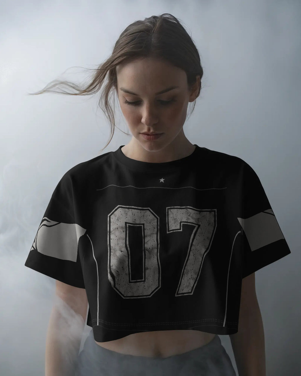 AOP Jersey Crop Top