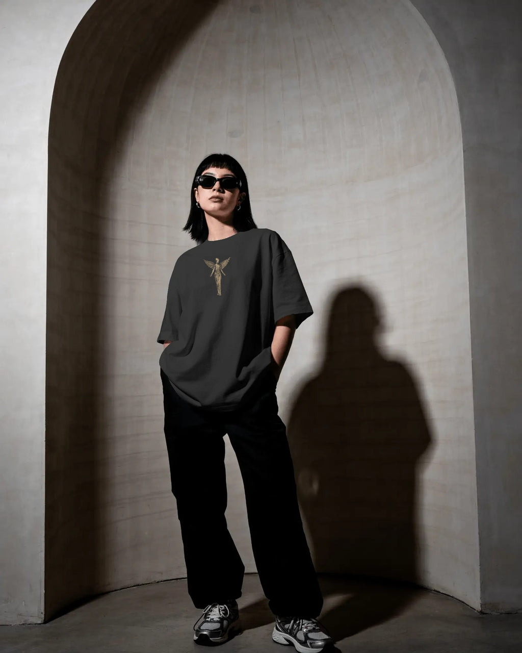 Unisex AOP Nirvana Oversized Tee