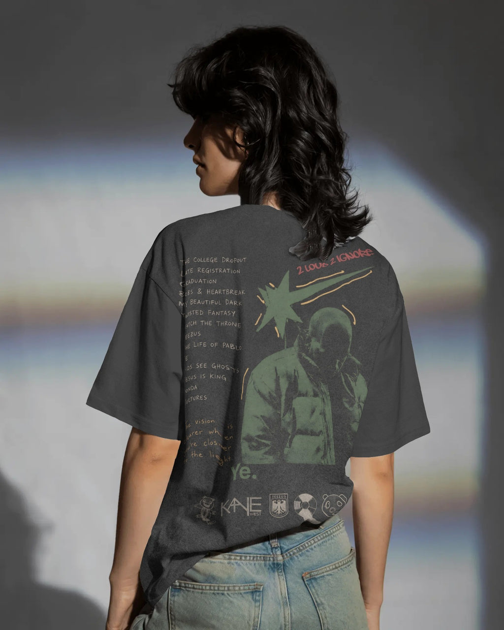 Unisex AOP Oversized Kanye Tee
