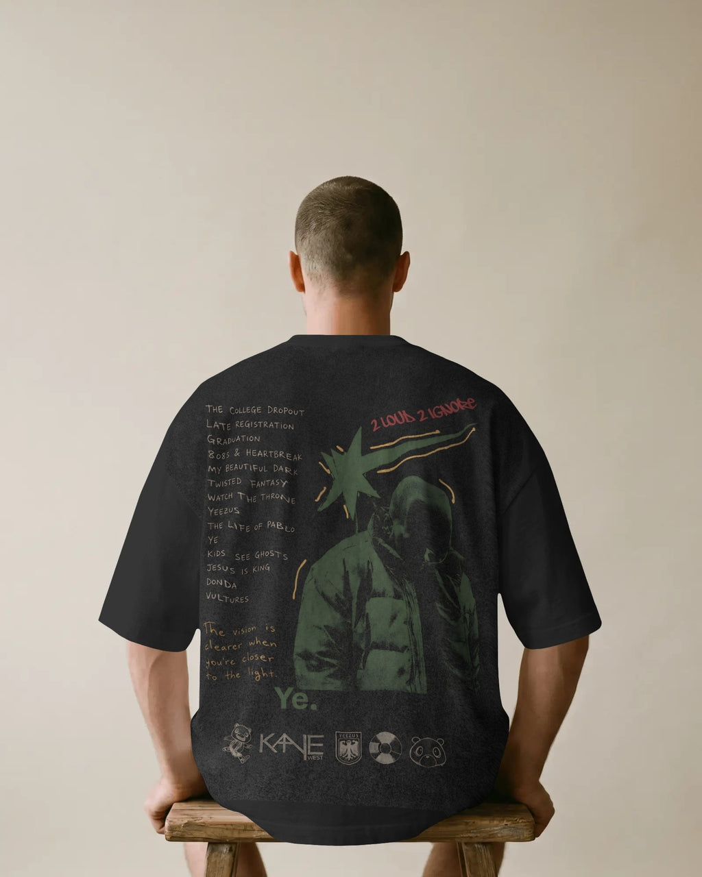 Unisex AOP Oversized Kanye Tee
